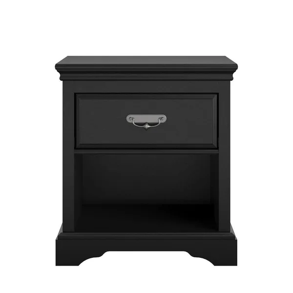 Ameriwood Home Malvern Black Nightstand