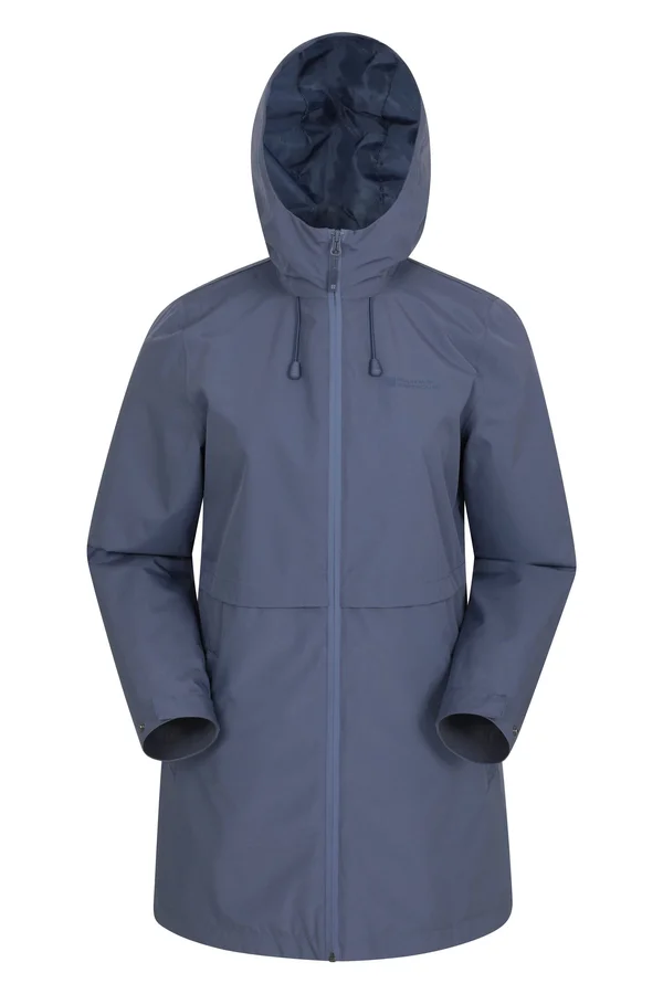 Mountain Warehouse Hilltop Womens Waterproof Jacket - Grey - Size 0