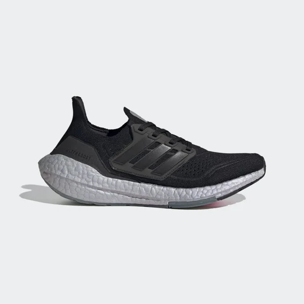 Adidas Ultraboost 21 Black Women's Running Shoes, Size: 5.5
