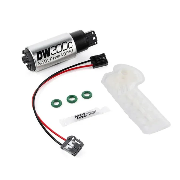 DeatschWerks 9-307-1010 - 340lph DW300C Compact Fuel Pump w/ 12+ Scion FR-S/BRZ, 15 WRX Set Up Kit