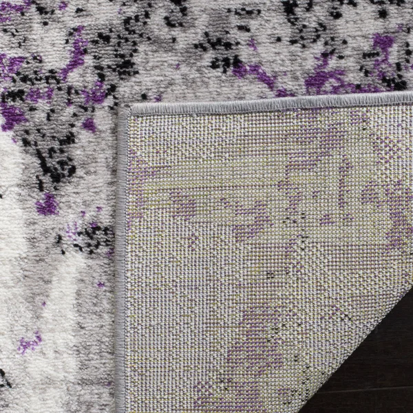 Safavieh Skyler SKY193R 6&7x22 x 6&7x22 Round Grey - Purple Area Rug