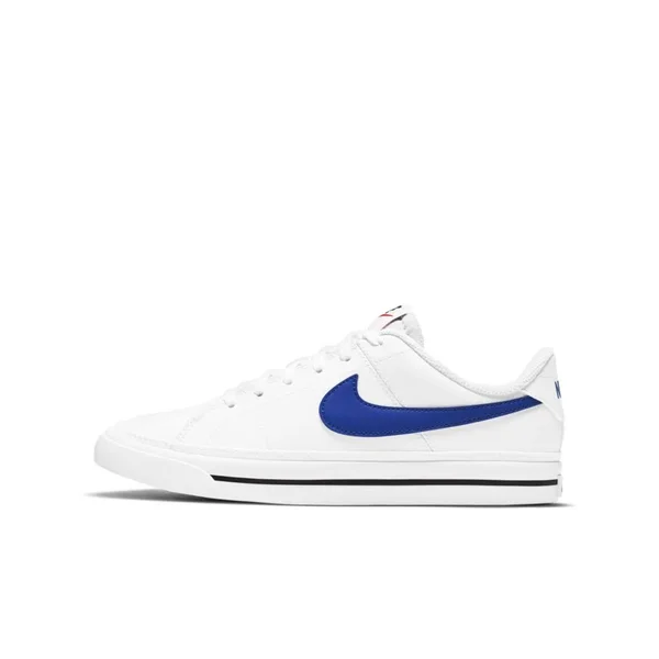Nike Court Legacy Big Kids& Shoes in White - Size: 3.5Y, DA5380-101