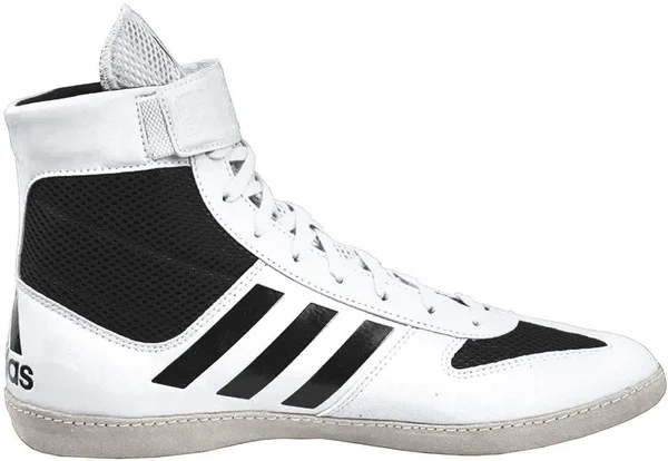 Adidas Combat Speed 5 Wrestling Shoes (White - Black)