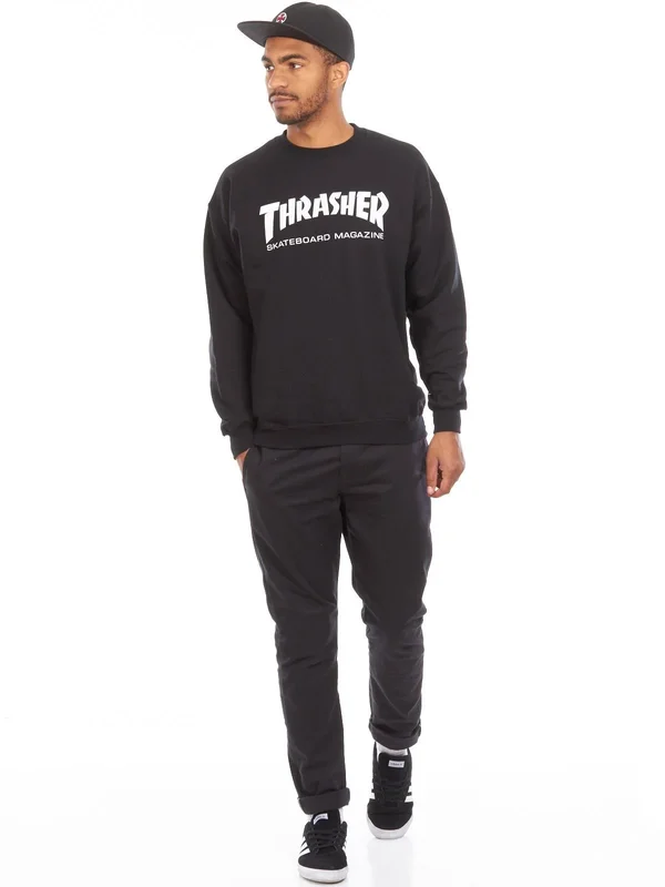 Thrasher Skate Mag Crew - Black
