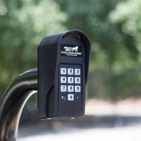Mighty Mule Digital Keypad and Mounting Post Kit for Gate Openers