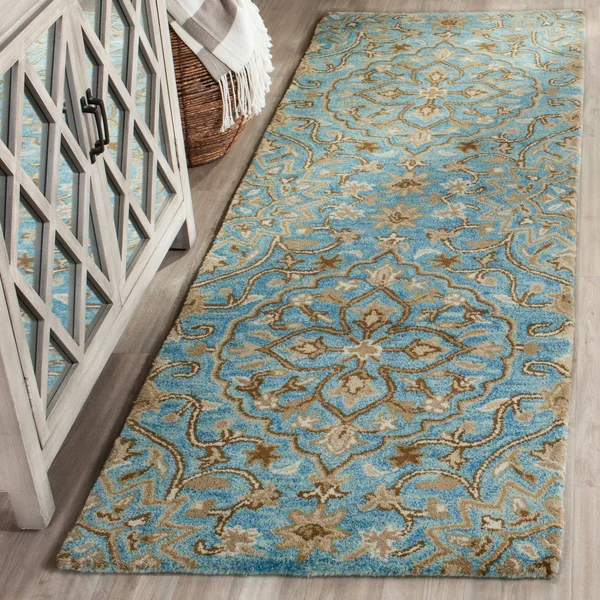 Safavieh Bella Blue & Taupe 2&-6x22 x 4& Rug