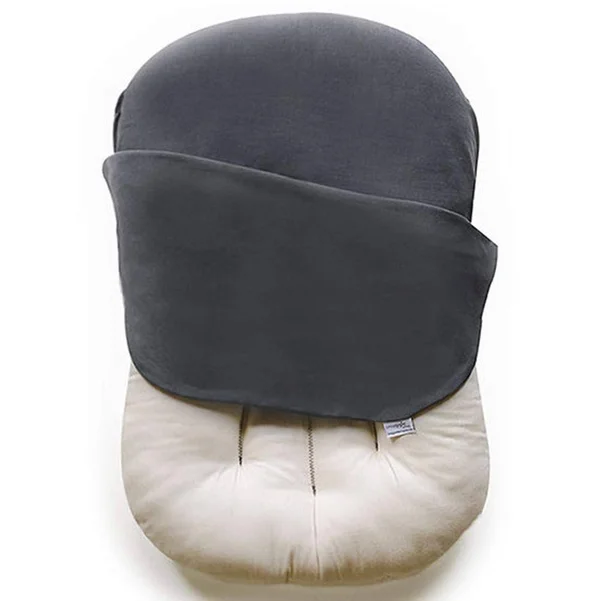 Snuggle Me Assembled Lounger in Sparrow, 100% Organic Cotton