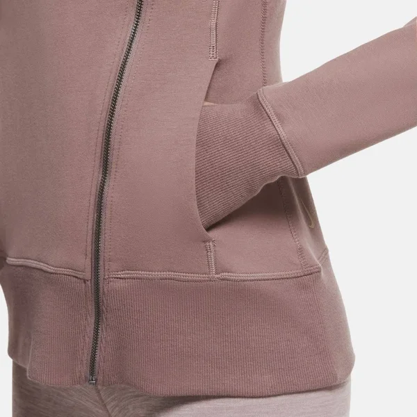 Nike Yoga Women's Full-Zip Hoodie in Purple - Size: Medium, CU5321-298