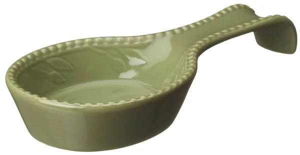 Signature Housewares Sorrento Collection Spoon Rest Green Antiqued Finish