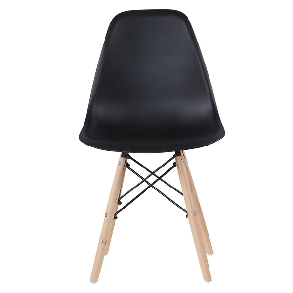 CELIPU Plastic Living Room Chair Set of 2 - Black