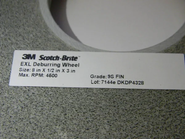 Scotch Brite EXL Deburring Wheel 8X1/2X3x229S Fin
