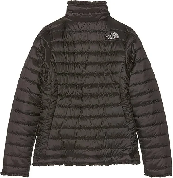 The North Face Reversible Mossbud Swirl Jacket Girls - Roxbury Pink