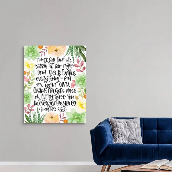 Trust in The Lord, Canvas Wall Art, 36x45, Great Big Canvas