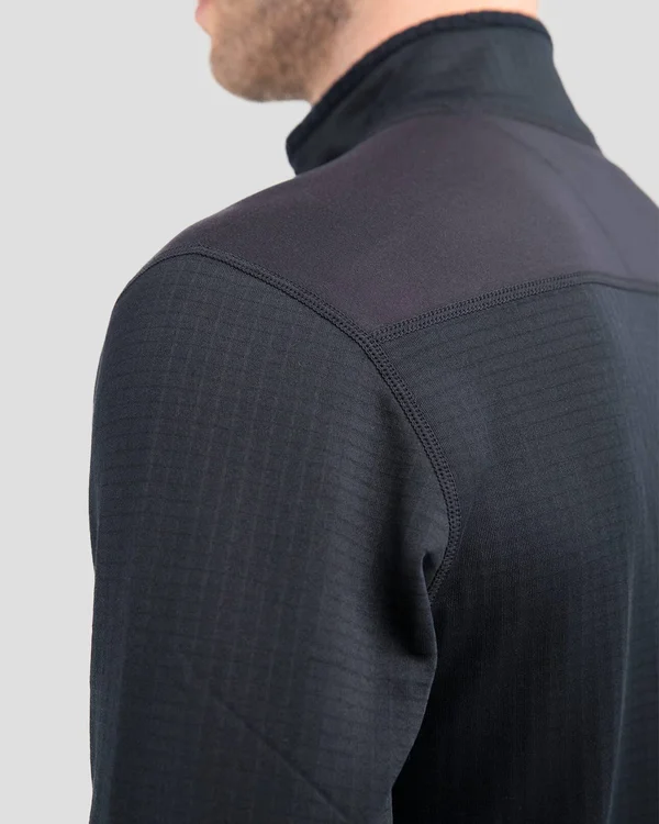 3.0 Men's Ecolator Performance Quarter Zip 2XL - Dark Grey Heather