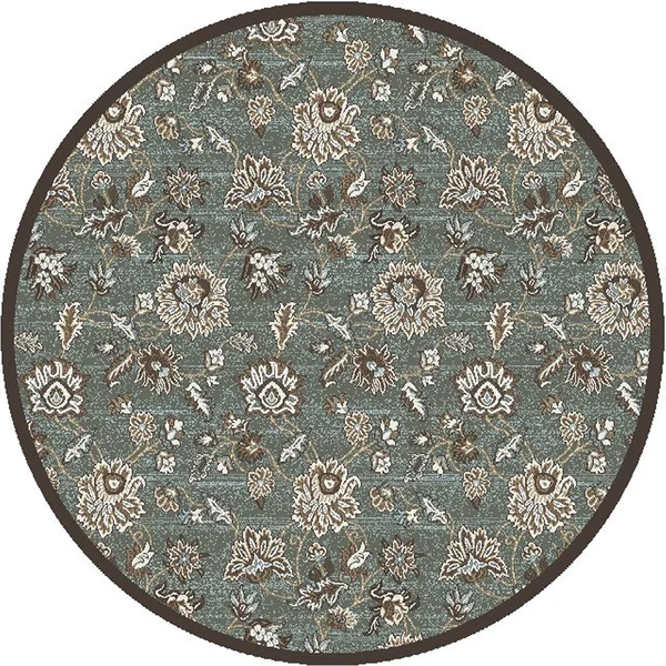 Admire Home Living Plaza Floral Area Rug - 5&3 - Brown
