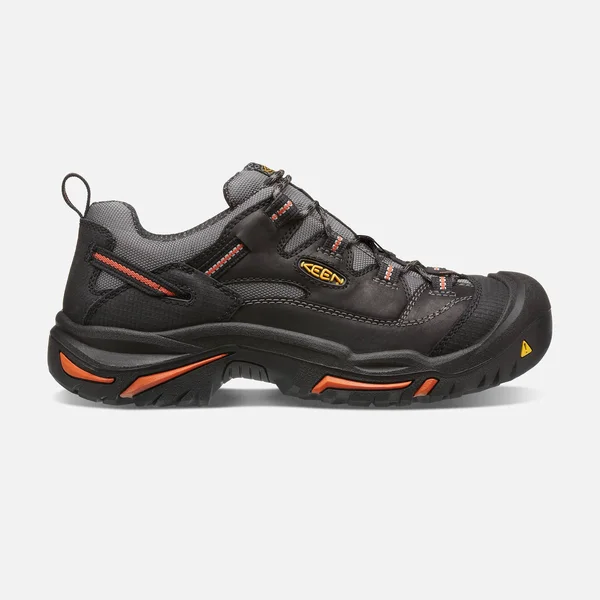 Keen Men's Braddock Low Steel Toe Work Shoes - Black