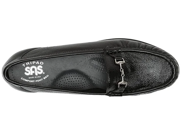 SAS Women's Metro Black Patent 10.5 Medium