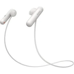 Sony WI-SP500 Wireless In-Ear Sports Headphones with Micro-USB Cable - Ear Tips, Carrying Holder, White