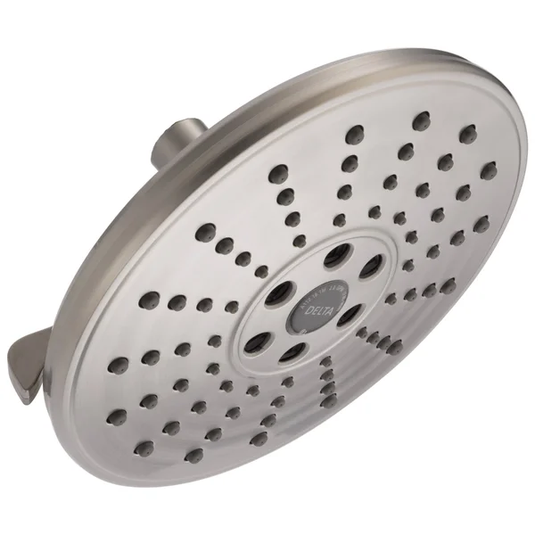 Delta Universal Showering H2Okinetic 3-Setting Raincan Shower Head 52688-SS Stainless