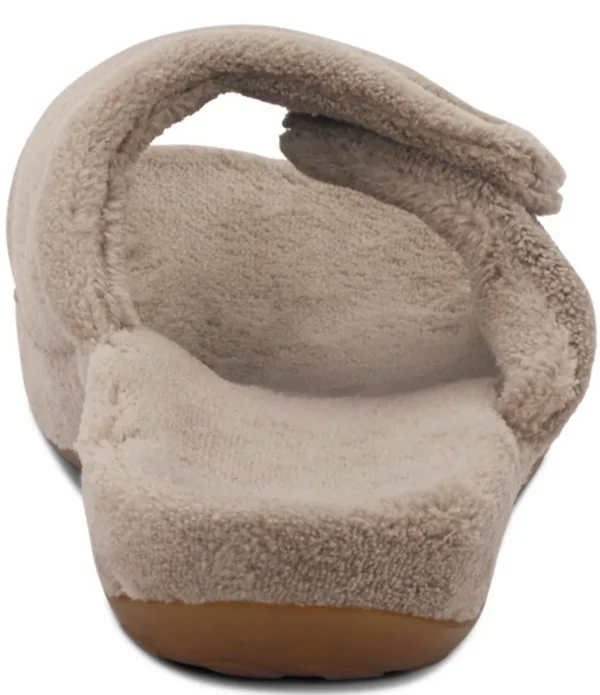 Aetrex Shelby Open Toe Slipper Black - 37
