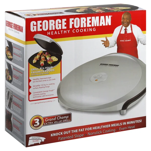 George Foreman Grill, Grand Champ, Extra Value GR36P