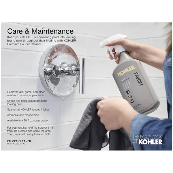 Kohler K-22169-G-BN Fort 1.75 GPM Multifunction Showerhead with Katalyst air-induction Technology Vibrant Brushed Nickel