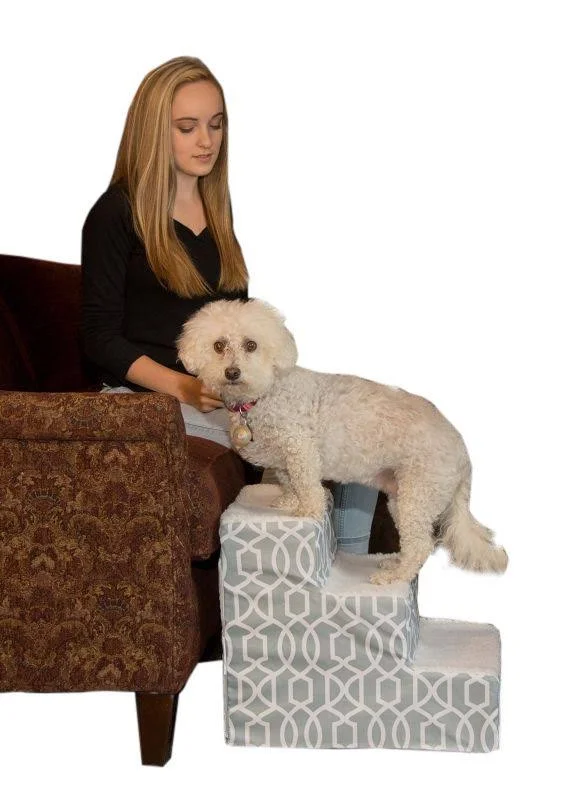 Pet Gear Trellis Print Designer Step III - Spa Blue