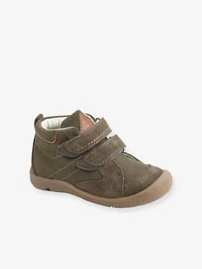 Touch-Fastening Ankle Boots for Boys, Designed for Autonomy Dark Green