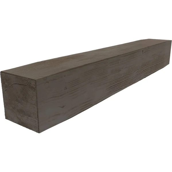 Ekena Millwork MANUSD04X06X72HD 4x22H x 6x22D x 72x22W Sandblasted Faux Wood Fireplace Mantel, Natural Honey Dew