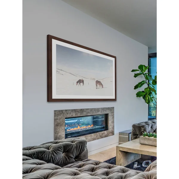 Marmont Hill Two Horses Framed Painting Print, Size: 16 inch x 24 inch