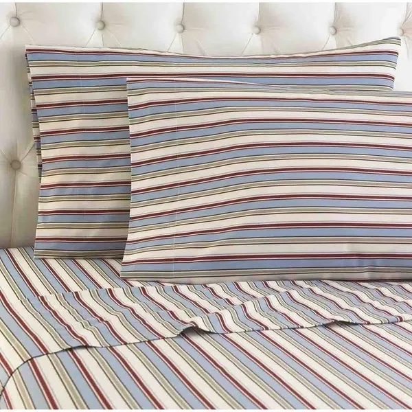 Micro Flannel Sheet Set, Twin, Brick