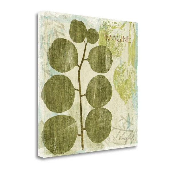 Tangletown Fine Art 35x22 x 35x22 Woodland Thoughts I Giclee Print on Gallery Wrap Canvas