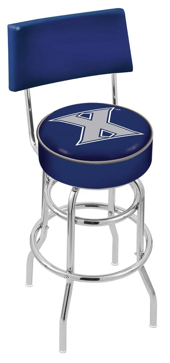 Holland Bar Stool 25x22 Chrome Xavier Double-Ring Swivel Bar Stool