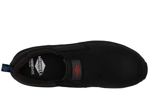 Merrell Work Jungle Moc Leather Composite Toe Men's Shoes Black : 13 W