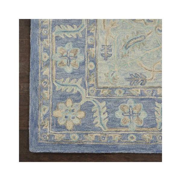 Nourison Jazmine JAZ01 8&6x22 x 11&6x22 Denim Area Rug
