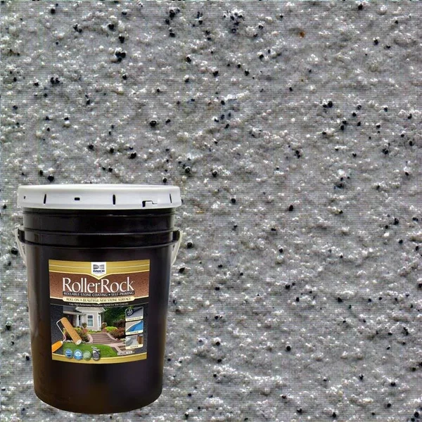 DAICH RollerRock Gray/satin Satin Interior/Exterior Porch and Floor Paint (Actual Net Contents: 5 -Gallon) - RRPL-DS-189