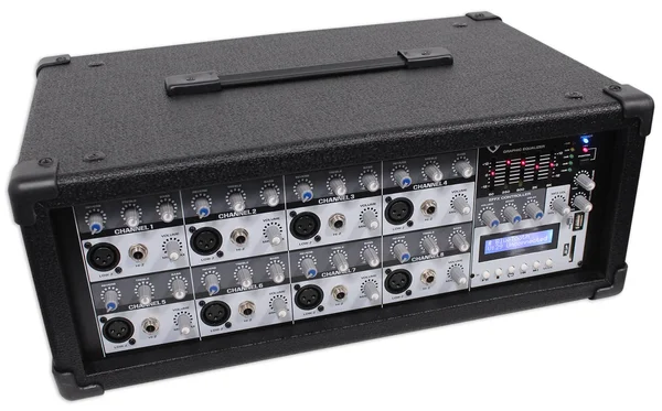 Rockville RPM85 2400W Powered 8 Channel Mixer USB 5 Band EQ Effects