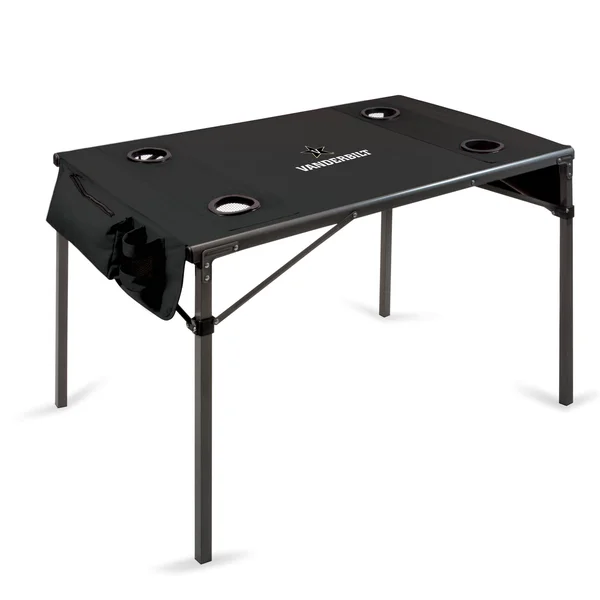 Black Vanderbilt Commodores Portable Folding Travel Table