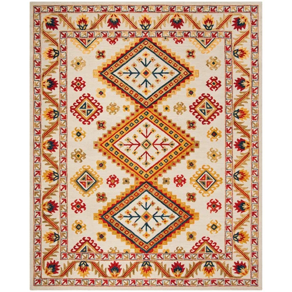 Safavieh Aspen Rug Collection APN706Y - Green - Ivory - 4& x 6&
