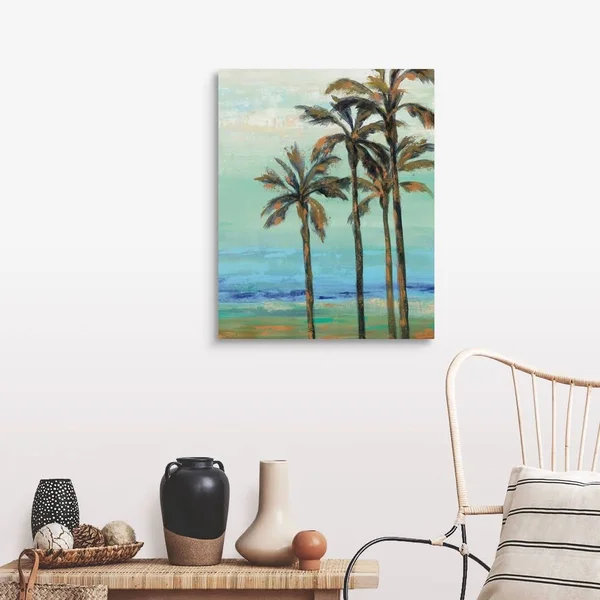 Copper Palms I, Canvas Wall Art, 24x30, Great Big Canvas