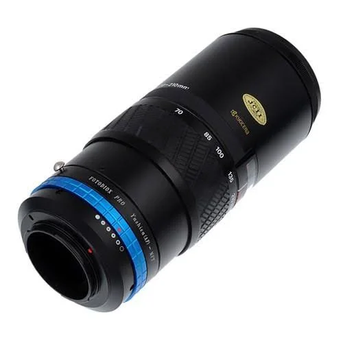 Fotodiox Pro Lens Mount Adapter - Yashica 230 AF SLR Lens to Micro Four Thirds (MFT - M4/3) Mount Mirrorless Camera Body, with Bu