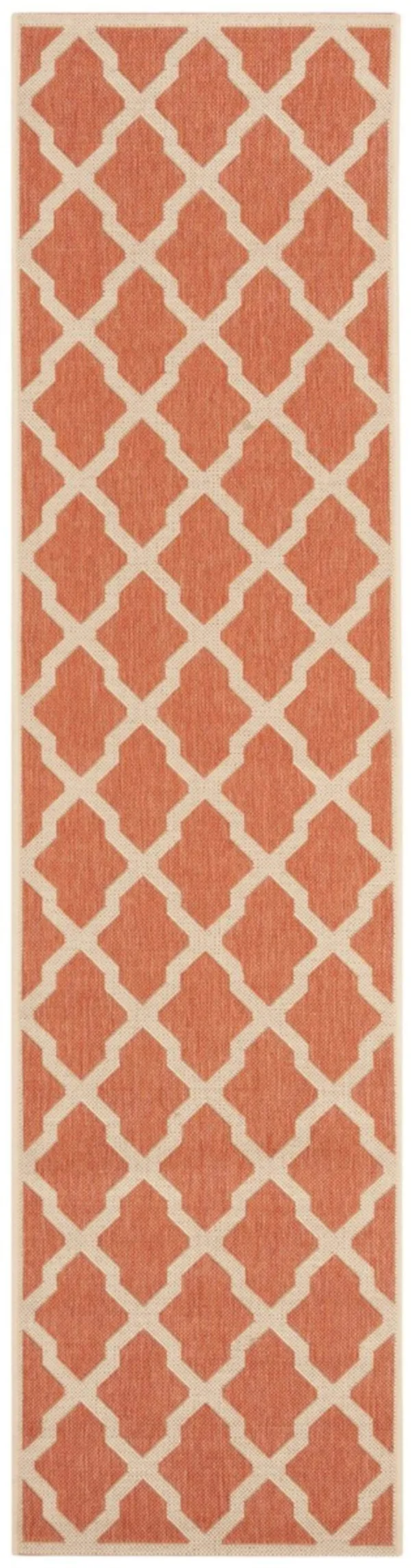 Safavieh Linden LND122P 6&7x22 x 6&7x22 Round Rust, Creme Area Rug