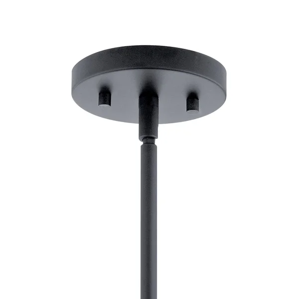 Kichler Crosby Mini Pendant Black 1 Light 43996BK