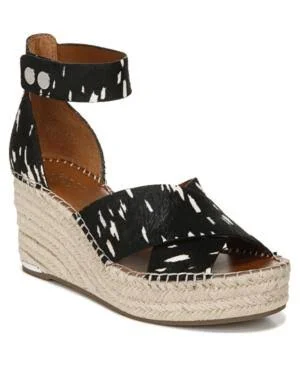 Franco Sarto Carma Espadrille Wedge Sandal - 8.5, Leather