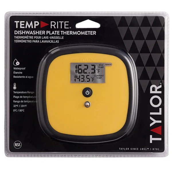 Taylor 8791 TempRite Dishwasher Plate Thermometer