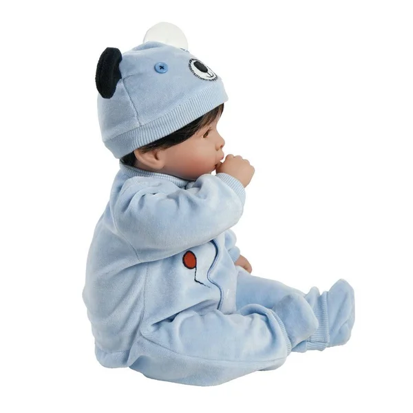 Paradise Galleries Boy Baby Doll, Finn & Sparky, 17 inch Baby in Gentletouch Vinyl