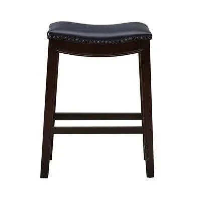 Darby Home Co Alton 27x22 Bar Stool Upholstery: Navy