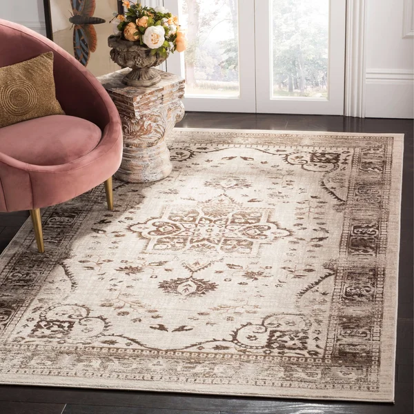 Safavieh EVK509A Evoke Navy - Gold Area Rug - 9& x 12&