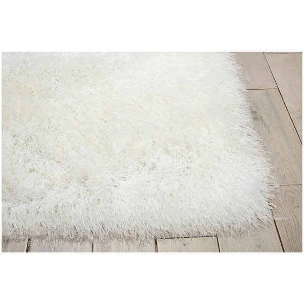 Nourison 7&6x22 x 9&6x22 Kathy Ireland Studio Pearl Shag Rectangle Area Rug