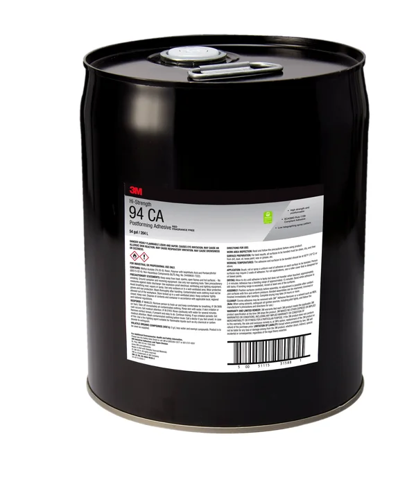 3M 94 et Hi-Strength Adhesive Red, 5 Gallon Pail, 1 per Case